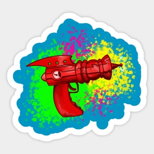 Ray Gun Sticker